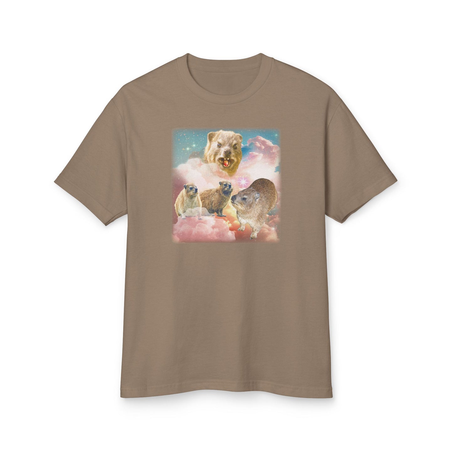 Hyrax Retro Pink Sky 2.0 Vintage Unisex Ugly Tee