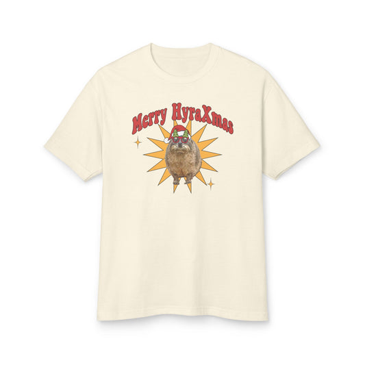 Merry HyraXmas Santa Hyrax 2.0 Funny Vintage Retro Christmas T-shirt Unisex