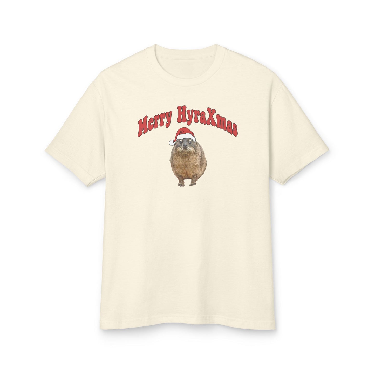 Merry Hyrax Retro Christmas Tshirt Unisex