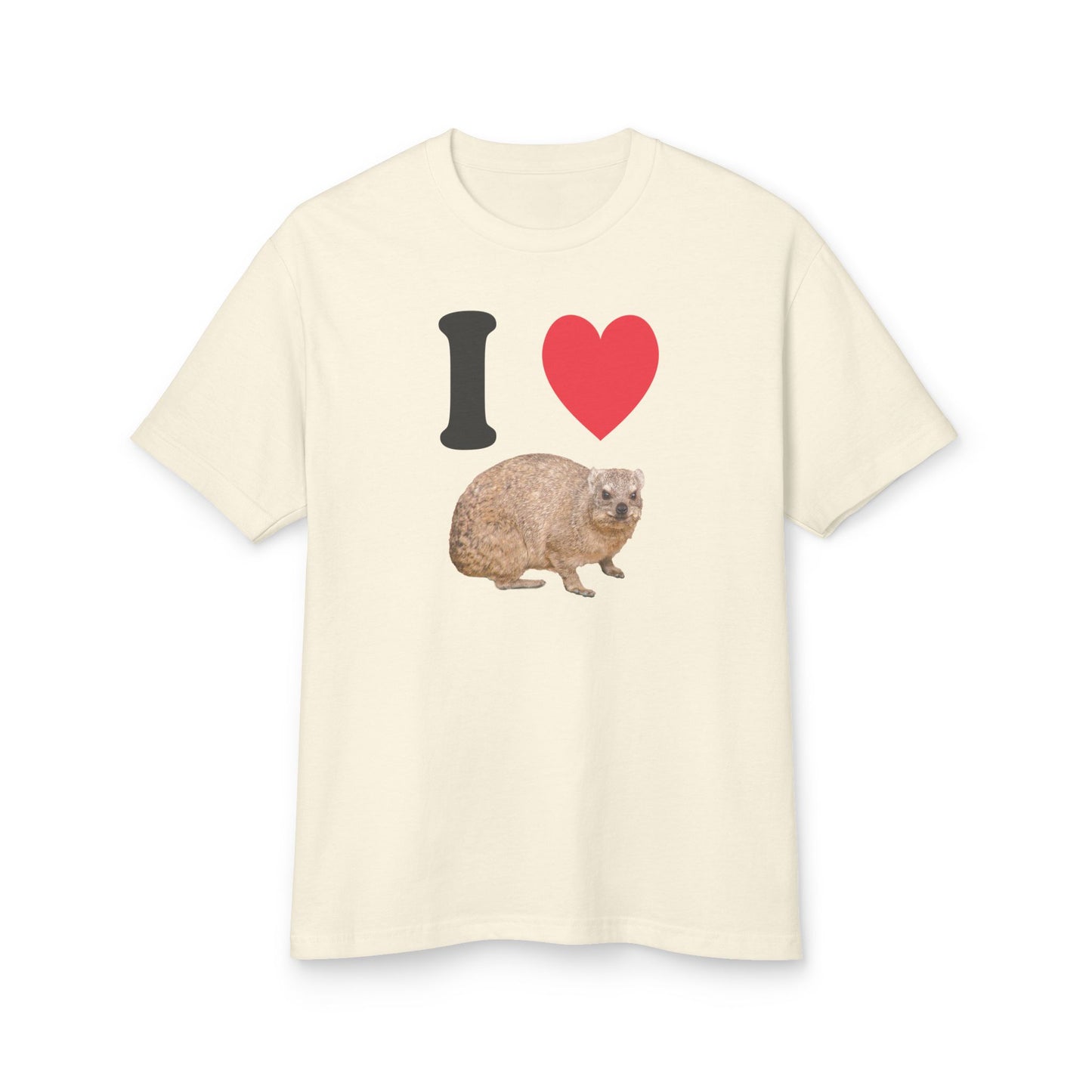 I love Hyrax Unisex Tshirt