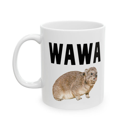 WAWA Hyrax Ceramic Mug, (11oz, 15oz)