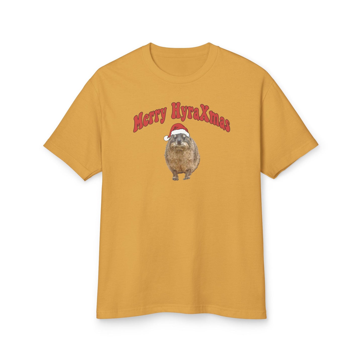 Merry Hyrax Retro Christmas Tshirt Unisex