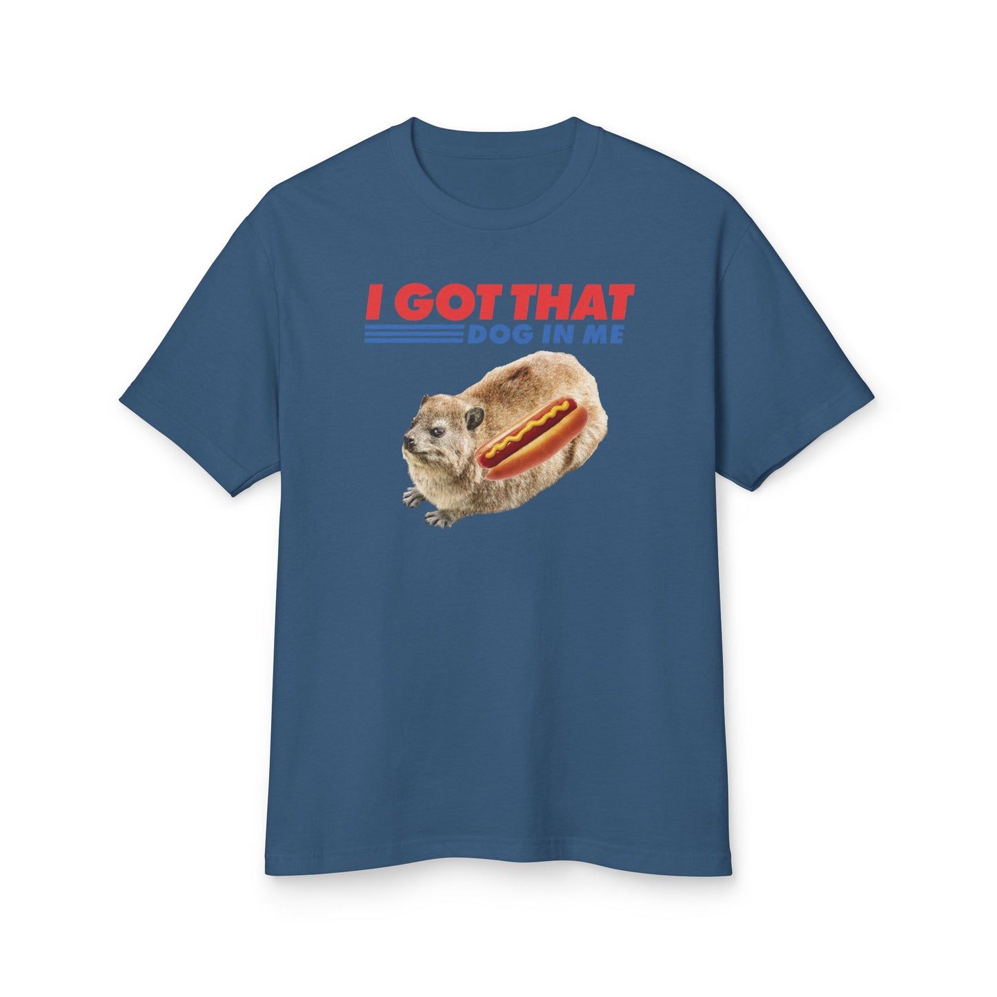 I Got That Dog In Me Hyrax Funny Retro Graphic Tee Vintage Unisex