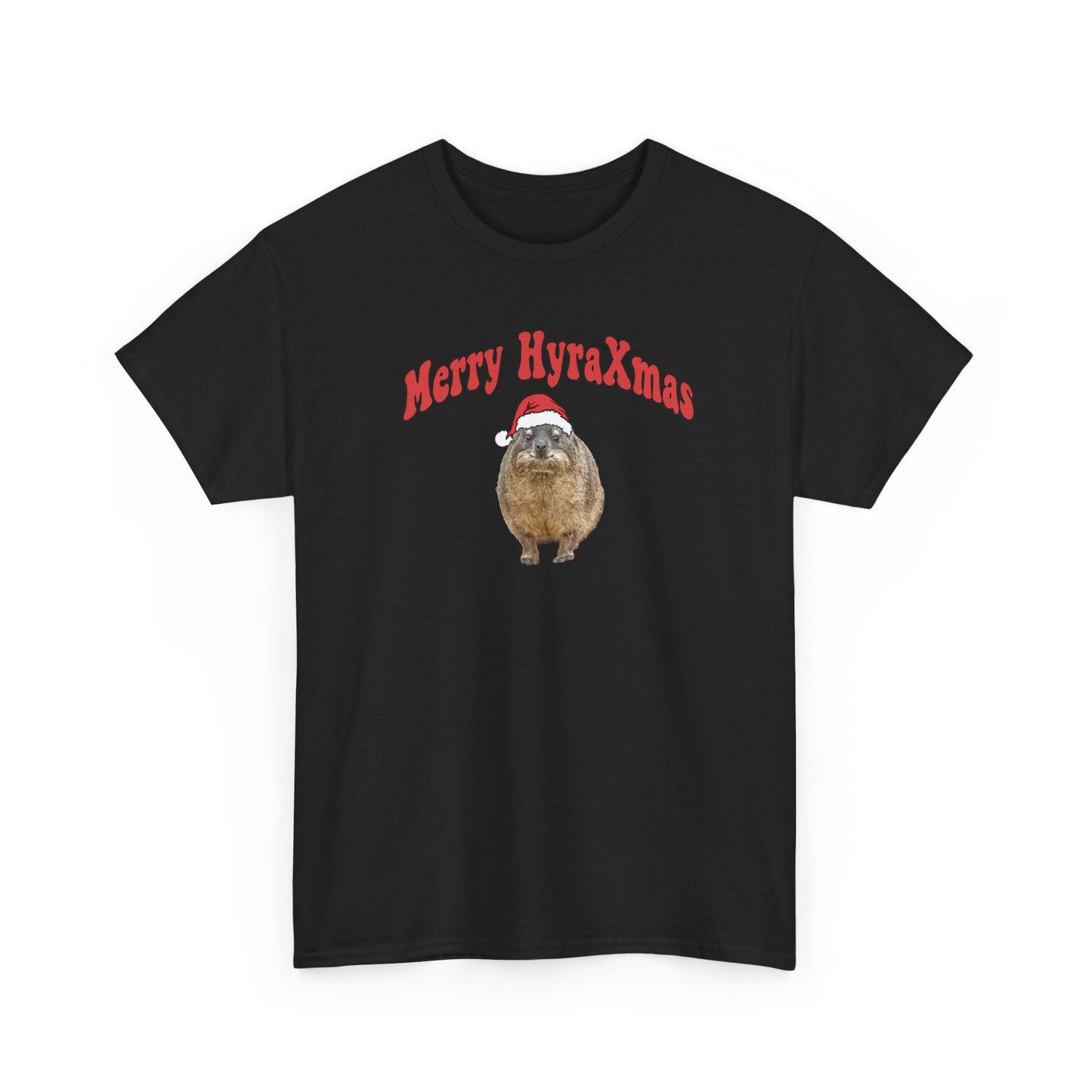 Merry Hyrax Retro Christmas Tshirt Unisex