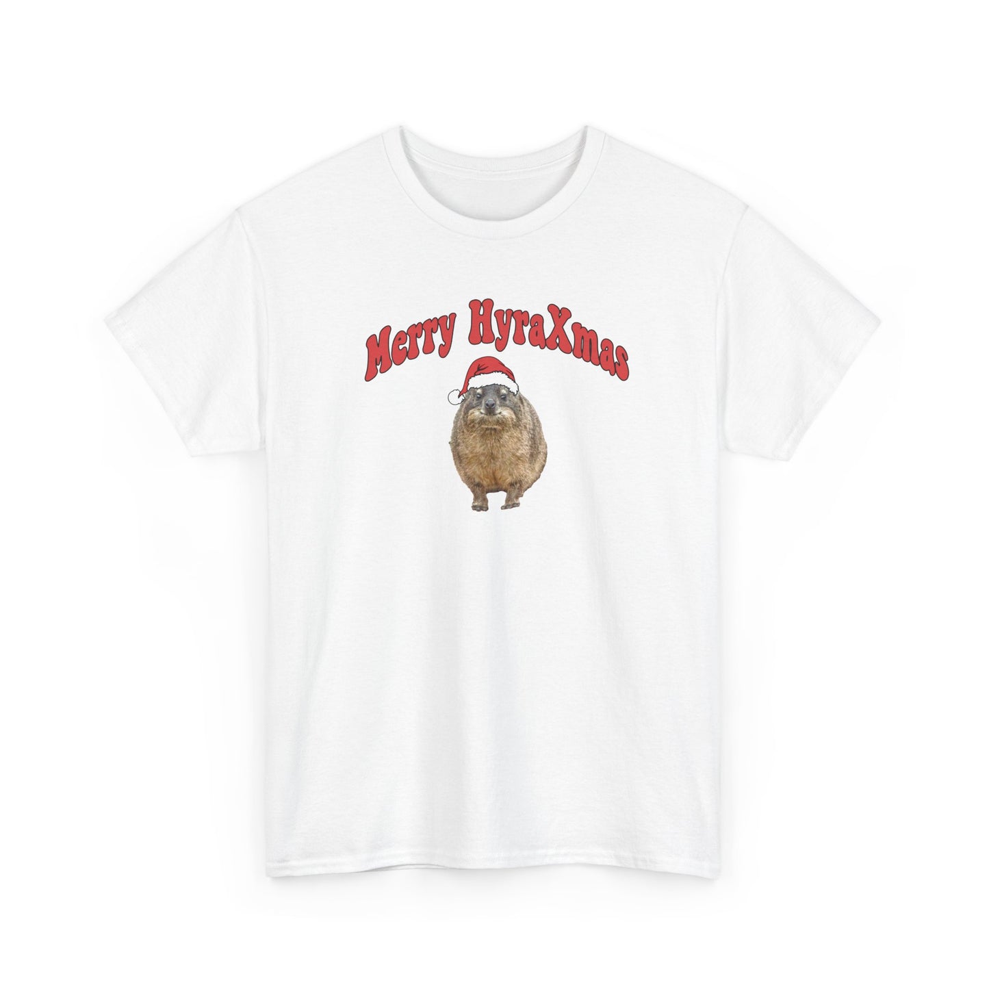 Merry Hyrax Retro Christmas Tshirt Unisex