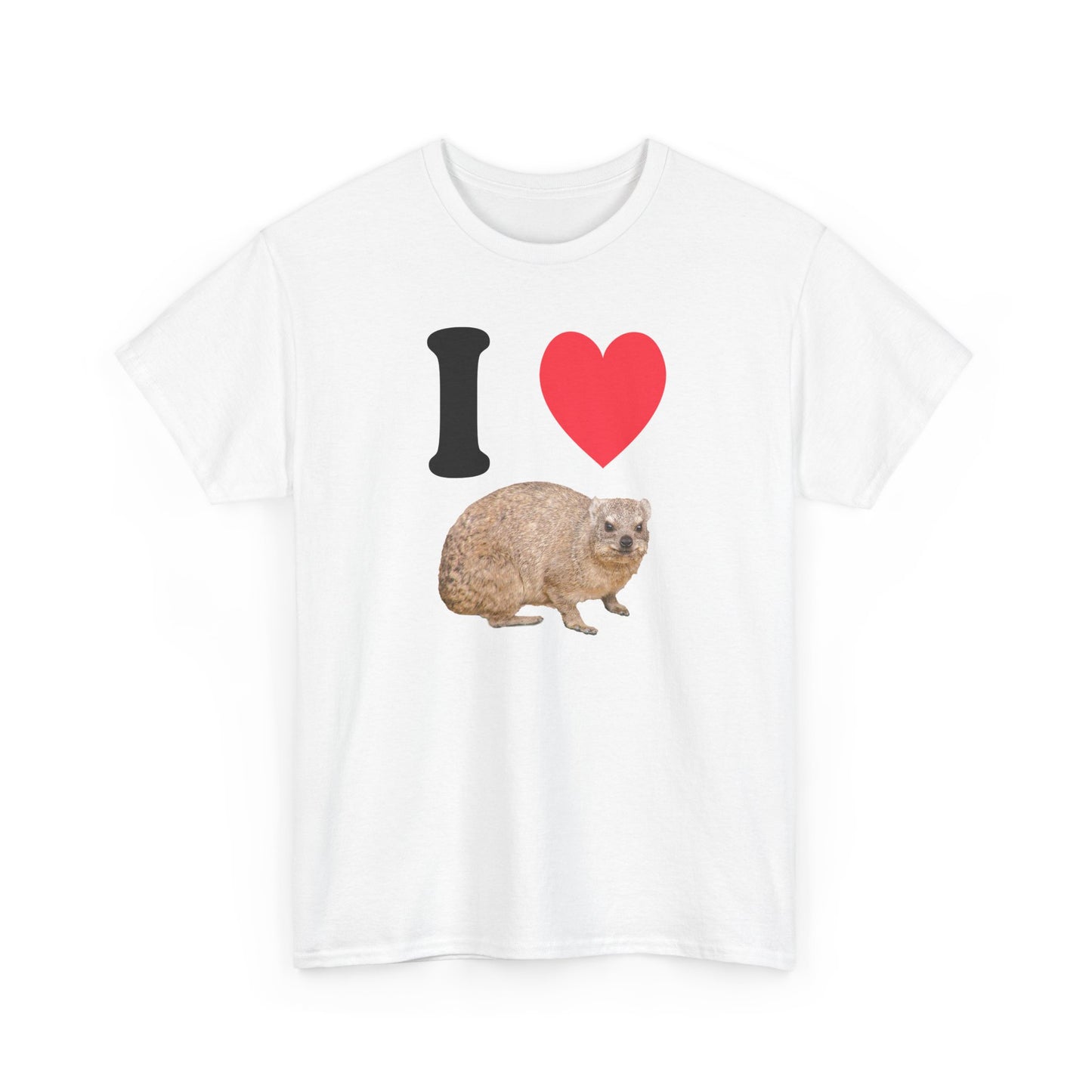 I love Hyrax Unisex Tshirt